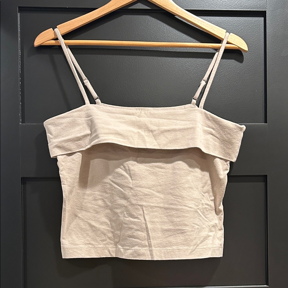 PILCRO size Med Elegant Beige Women's Top